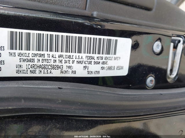 Продажа на аукционе авто 2013 Dodge Durango Sxt, vin: 1C4RDHAG6DC582843, номер лота: 44783240