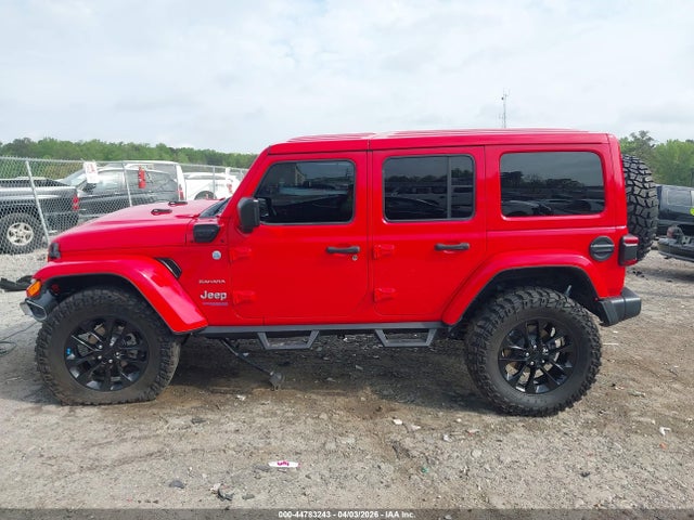 Продажа на аукционе авто 2022 Jeep Wrangler 4xe Unlimited Sahara 4x4, vin: 1C4JJXP66NW214077, номер лота: 44783243
