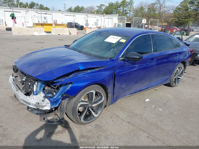 2021 Honda Accord Sport მანქანა იყიდება აუქციონზე, vin: 1HGCV1F39MA092555, აუქციონის ნომერი: 44783320