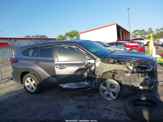 44783391 :رقم المزاد ، 5TDZZRAH7NS100185 vin ، 2022 Toyota Highlander Le مزاد بيع