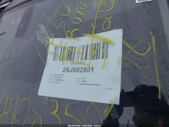 Продаж на аукціоні авто 2010 Bmw 328i Xdrive, vin: WBAPK5C59AA649284, номер лоту: 44783506
