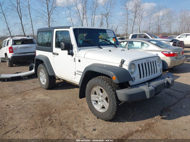 2014 Jeep Wrangler Sport მანქანა იყიდება აუქციონზე, vin: 1C4AJWAG3EL112748, აუქციონის ნომერი: 44783552