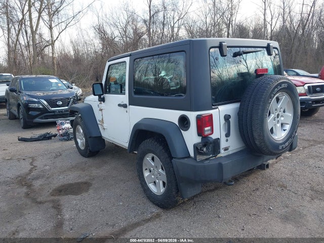 2014 Jeep Wrangler Sport მანქანა იყიდება აუქციონზე, vin: 1C4AJWAG3EL112748, აუქციონის ნომერი: 44783552
