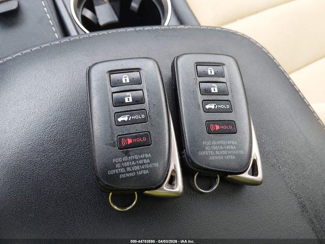 44783598 :رقم المزاد ، JTJBARBZ2K2210335 vin ، 2019 Lexus Nx 300 مزاد بيع