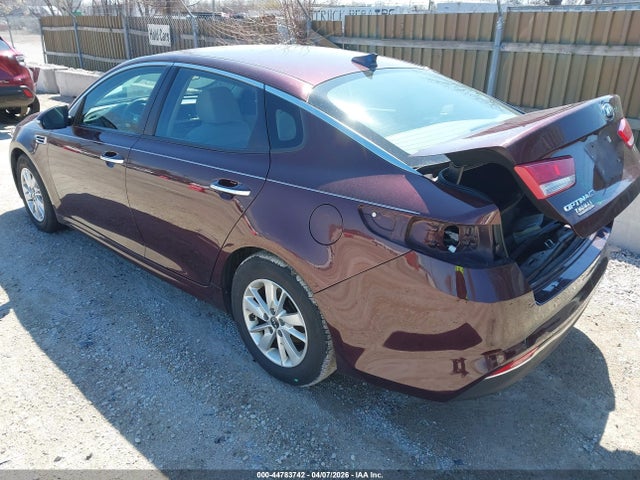 44783742 :رقم المزاد ، 5XXGT4L34GG101277 vin ، 2016 Kia Optima Lx مزاد بيع