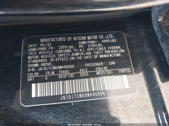 2022 NISSAN ROGUE SPORT JN1BJ1CW6NW486896 Photo 8