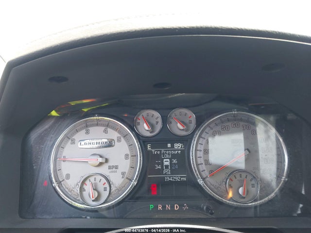 44783876 :رقم المزاد ، 1D7RV1CT2BS605297 vin ، 2011 Ram Ram 1500 Laramie Longhorn مزاد بيع