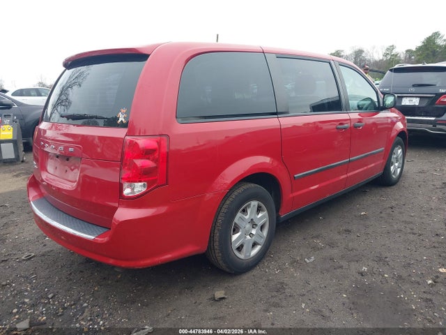 2013 Dodge Grand Caravan American Value Pkg მანქანა იყიდება აუქციონზე, vin: 2C4RDGBG1DR588081, აუქციონის ნომერი: 44783946