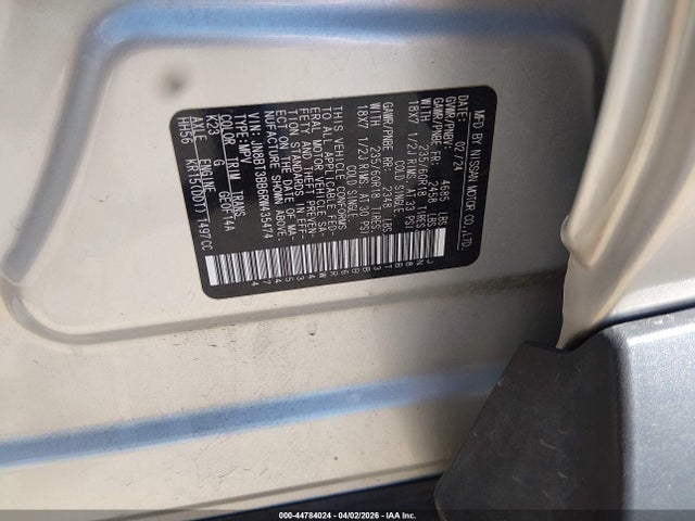 JN8BT3BB6RW435474 Nissan Rogue Sv Intelligent Awd