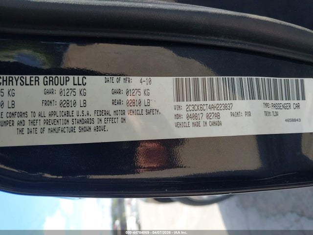 2010 CHRYSLER 300C 2C3CK6CT4AH223837 Photo 8
