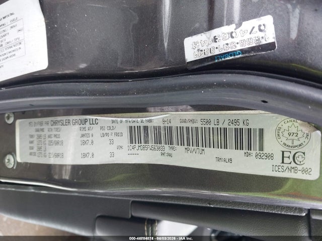 Продаж на аукціоні авто 2015 Jeep Cherokee Limited, vin: 1C4PJMDB5FW563033, номер лоту: 44784074
