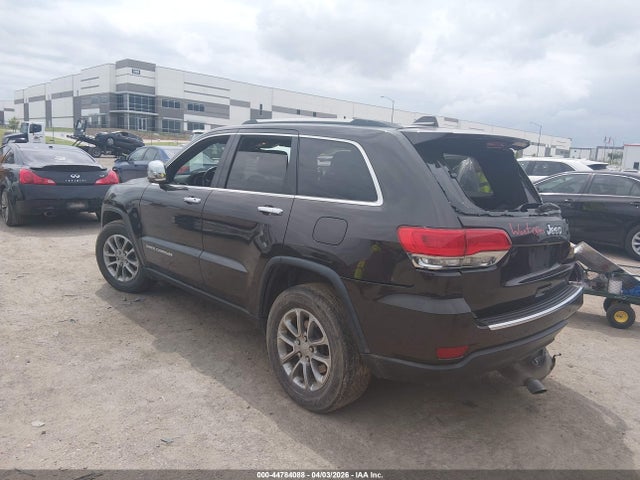 Продажа на аукционе авто 2016 Jeep Grand Cherokee Limited, vin: 1C4RJEBG8GC500041, номер лота: 44784088
