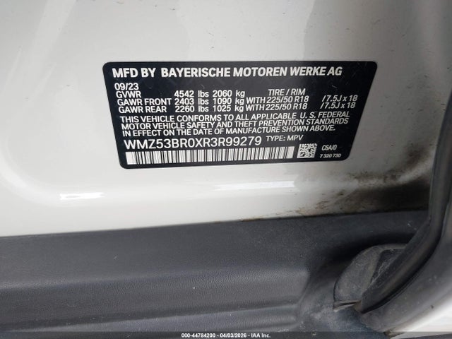 Продажа на аукционе авто 2024 Mini Countryman Cooper S, vin: WMZ53BR0XR3R99279, номер лота: 44784200