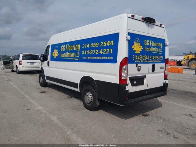 2024 Ram Promaster 3500 Cargo Van Tradesman High Roof 159 Wb Ext W/pass Seat მანქანა იყიდება აუქციონზე, vin: 3C6MRVJGXRE105916, აუქციონის ნომერი: 44784229