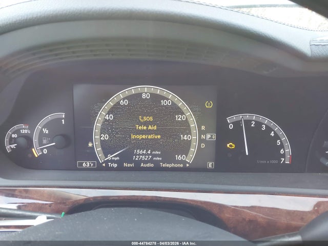 Продаж на аукціоні авто 2012 Mercedes-benz S 550, vin: WDDNG7DB3CA444225, номер лоту: 44784278