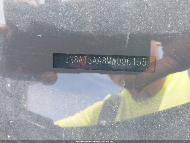 44784510 :رقم المزاد ، JN8AT3AA8MW006155 vin ، 2021 Nissan Rogue S Fwd مزاد بيع