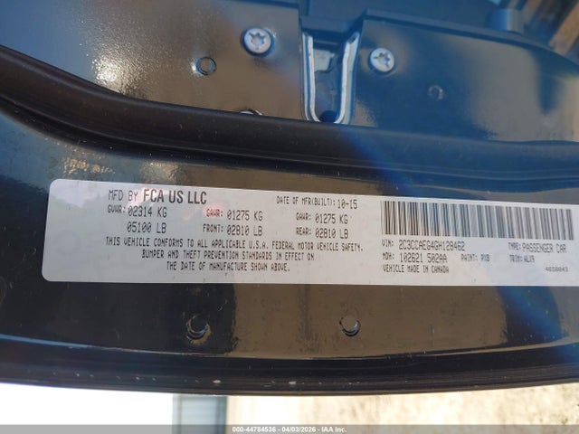 2016 CHRYSLER 300C 2C3CCAEG4GH128462 Photo 8