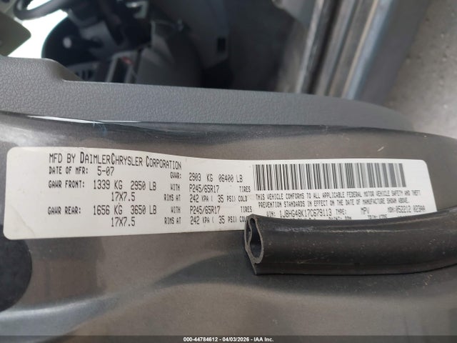 2007 JEEP COMMANDER 1J8HG48K17C679113 Photo 8