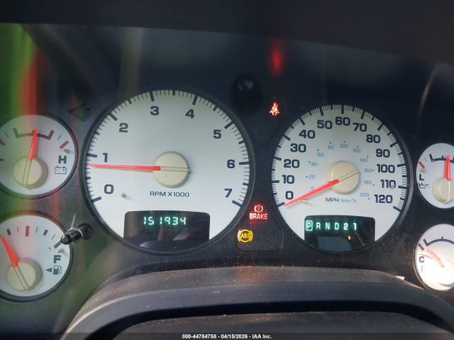 2005 Dodge Ram 2500 Slt/laramie მანქანა იყიდება აუქციონზე, vin: 3D7KS28D85G732200, აუქციონის ნომერი: 44784758