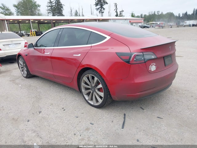 2018 Tesla Model 3 Long Range/performance მანქანა იყიდება აუქციონზე, vin: 5YJ3E1EB1JF083830, აუქციონის ნომერი: 44784807