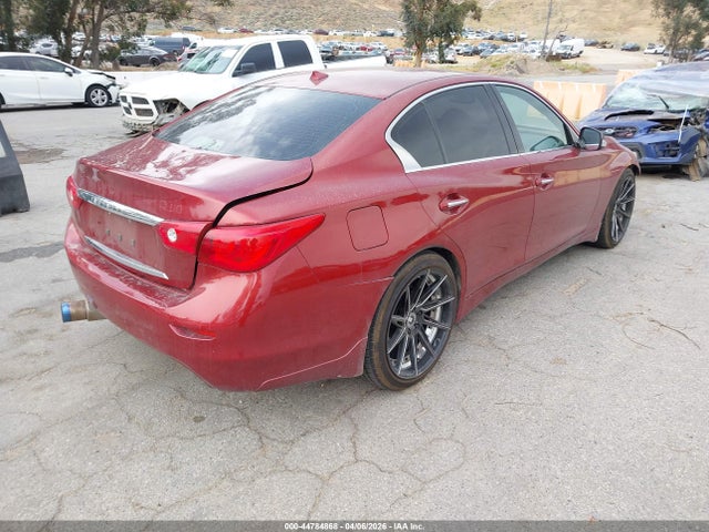 2015 Infiniti Q50 Premium მანქანა იყიდება აუქციონზე, vin: JN1BV7AP1FM354290, აუქციონის ნომერი: 44784868