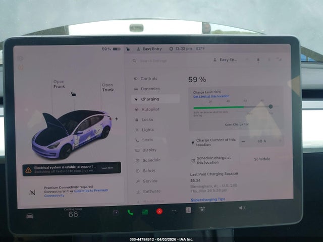 Aukcja sprzedaży 2021 Tesla Model 3 Long Range Dual Motor All-wheel Drive, vin: 5YJ3E1EB4MF992844, numer aukcji: 44784912