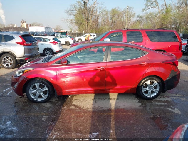 2016 Hyundai Elantra Value Edition მანქანა იყიდება აუქციონზე, vin: 5NPDH4AE8GH729968, აუქციონის ნომერი: 44784968