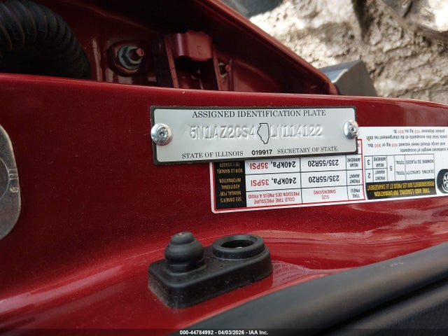 2020 NISSAN MURANO 5N1AZ2CS4LN114122 Photo 8