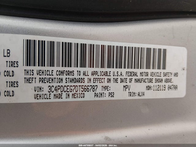 2013 DODGE JOURNEY 3C4PDCEG7DT566787 Photo 8
