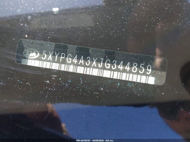 5XYPG4A3XJG344859 KIA Sorento 2.4l Lx