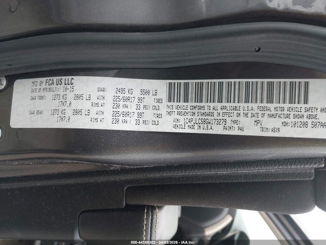 2016 JEEP CHEROKEE 1C4PJLCS8GW173279 Photo 8