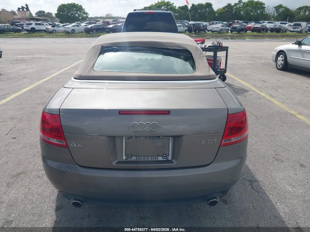Продаж на аукціоні авто 2008 Audi A4 2.0t, vin: WAUAF48H08K014921, номер лоту: 44785377