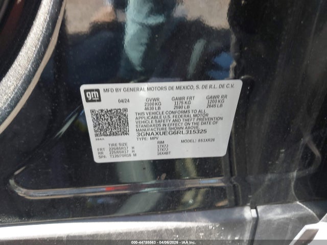 2024 CHEVROLET EQUINOX 3GNAXUEG6RL315325 Photo 8