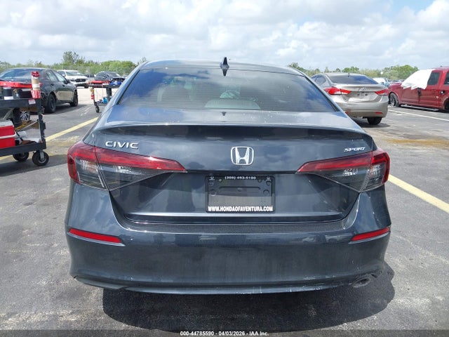 44785590 :رقم المزاد ، 2HGFE2F56SH525977 vin ، 2025 Honda Civic Sport مزاد بيع