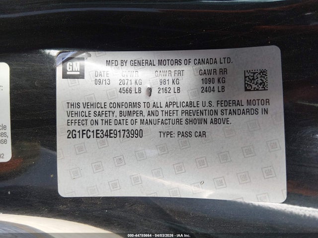 Chevrolet Camaro 2lt 2014 2G1FC1E34E9173990 Image 9