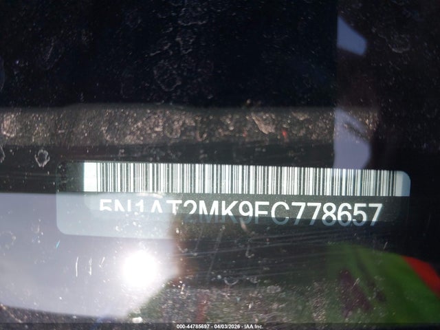 Продажа на аукционе авто 2015 Nissan Rogue Sv, vin: 5N1AT2MK9FC778657, номер лота: 44785697