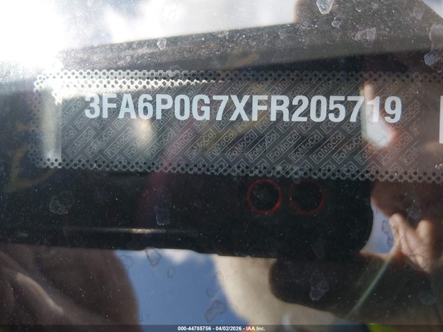 3FA6P0G7XFR205719 Ford FUSION S