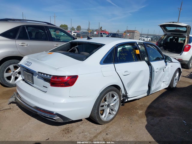 2023 Audi A4 Premium Plus 45 Tfsi S Line Quattro S Tronic მანქანა იყიდება აუქციონზე, vin: WAUEAAF44PA036374, აუქციონის ნომერი: 44785771
