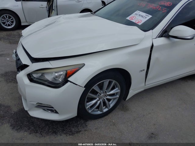 2017 Infiniti Q50 2.0t Premium მანქანა იყიდება აუქციონზე, vin: JN1CV7AP4HM640562, აუქციონის ნომერი: 44785825