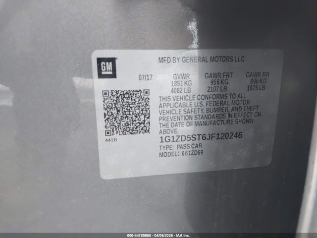 Chevrolet MALIBU LT 2018 1G1ZD5ST6JF120246 Image 9