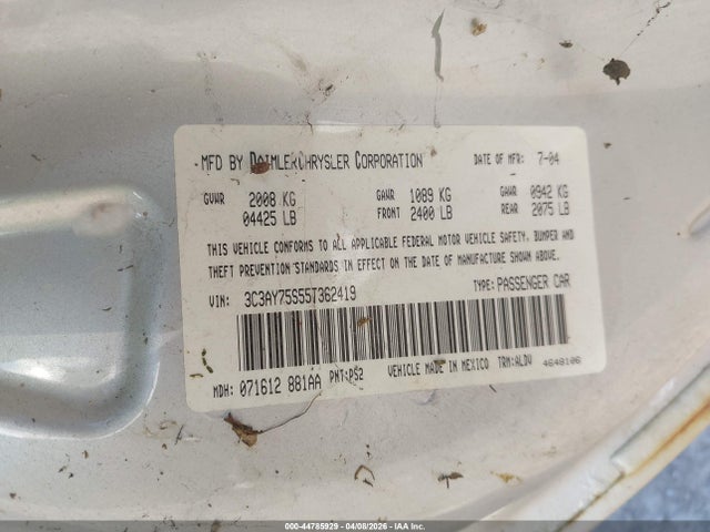 2005 CHRYSLER PT CRUISER 3C3AY75S55T362419 Photo 8