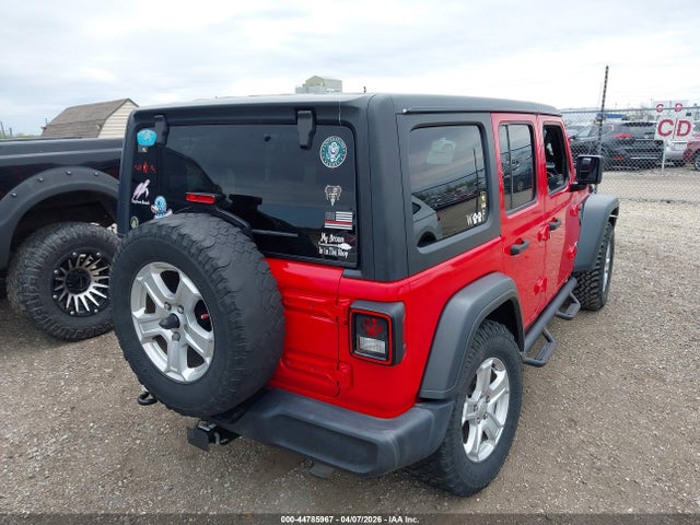 Продажа на аукционе авто 2018 Jeep Wrangler Unlimited Sport S 4x4, vin: 1C4HJXDG3JW132362, номер лота: 44785967