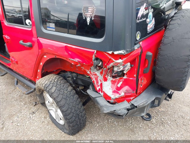 Продажа на аукционе авто 2018 Jeep Wrangler Unlimited Sport S 4x4, vin: 1C4HJXDG3JW132362, номер лота: 44785967