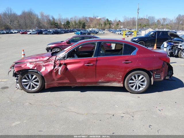 2015 Infiniti Q50 Premium მანქანა იყიდება აუქციონზე, vin: JN1BV7AR0FM415646, აუქციონის ნომერი: 44786037
