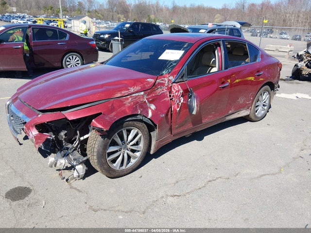 2015 Infiniti Q50 Premium მანქანა იყიდება აუქციონზე, vin: JN1BV7AR0FM415646, აუქციონის ნომერი: 44786037