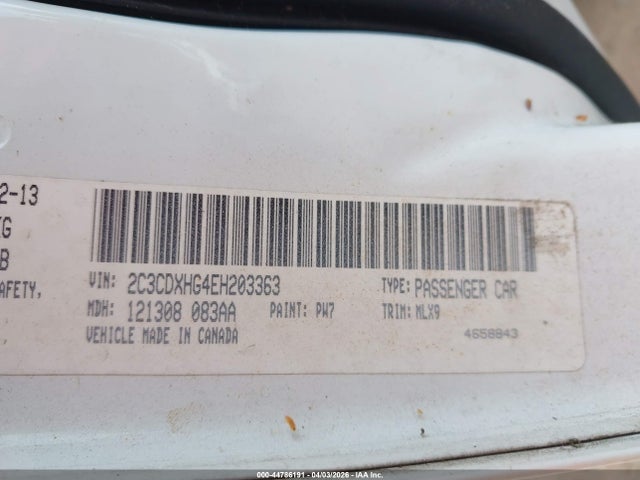 2014 DODGE CHARGER 2C3CDXHG4EH203363 Photo 8