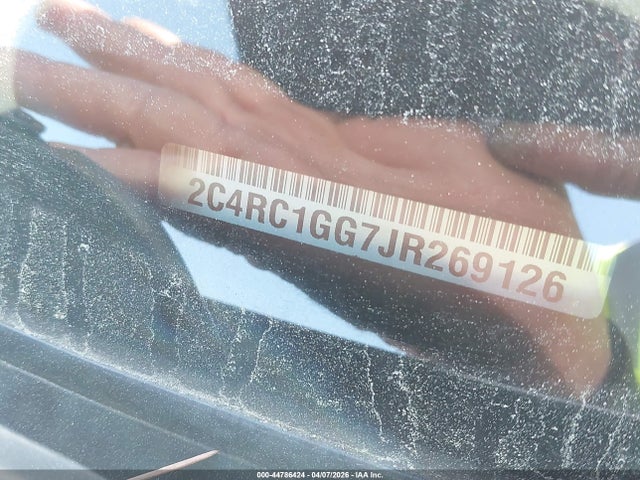 2018 Chrysler Pacifica Limited მანქანა იყიდება აუქციონზე, vin: 2C4RC1GG7JR269126, აუქციონის ნომერი: 44786424