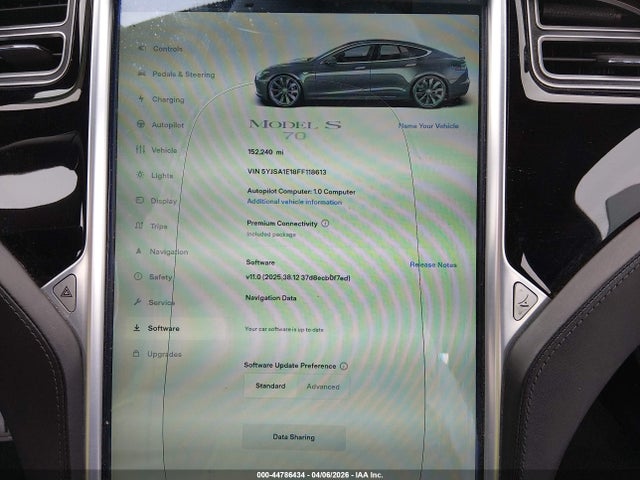 Tesla Model S 60/70/85 2015 5YJSA1E18FF118613 Image 17