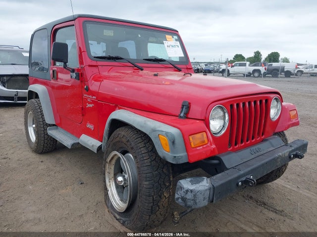 Продажа на аукционе авто 2001 Jeep Wrangler Sport, vin: 1J4FA49S61P330778, номер лота: 44786570