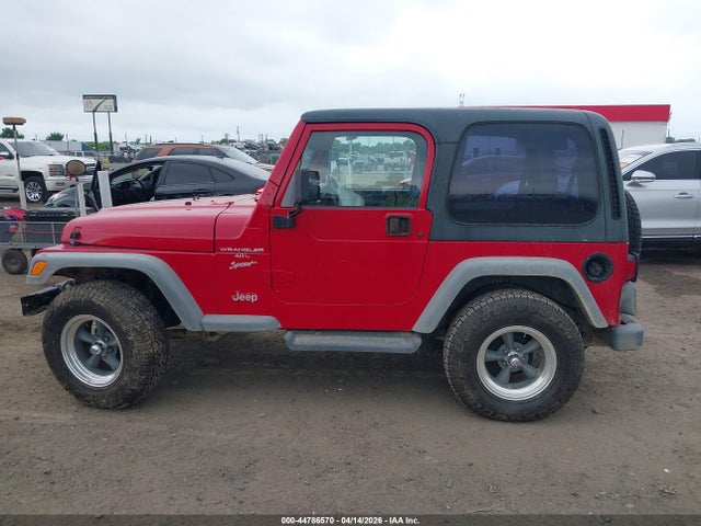 Продажа на аукционе авто 2001 Jeep Wrangler Sport, vin: 1J4FA49S61P330778, номер лота: 44786570